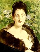 Edouard Manet, dam med palskrage